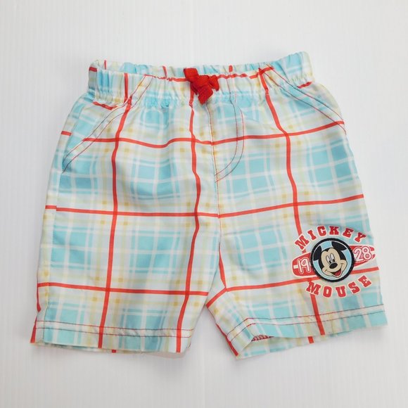 Disney Mickey Mouse Boys 6-12 Months Swim Trunks - Picture 2 of 6
